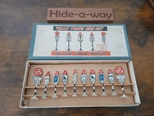 Gilco Traffic Signs Boxed. Very Old And Rare In Box
