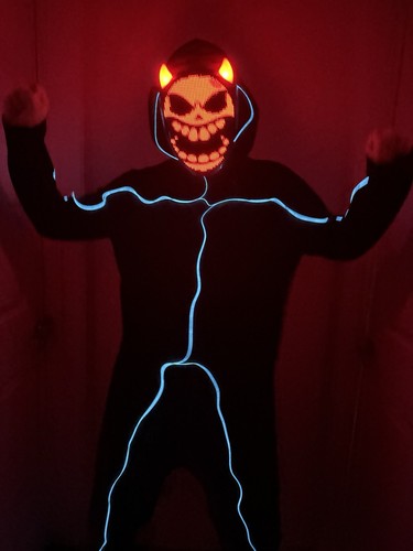 Led mask blue light - blue,