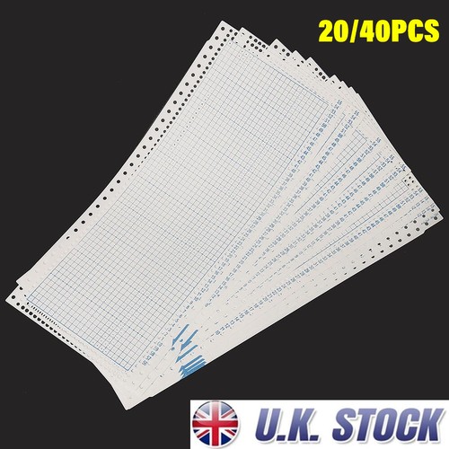 Blank punch card 24 - 20/40,