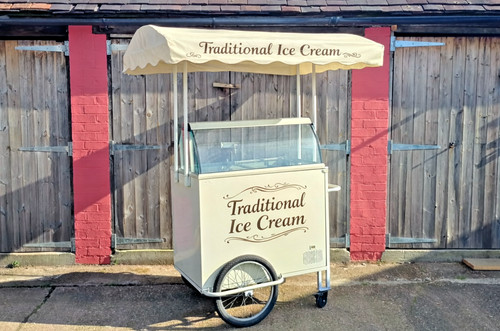 Ice cream cart - cream,