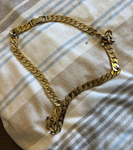 Cuban link chain necklace 9ct - necklace,