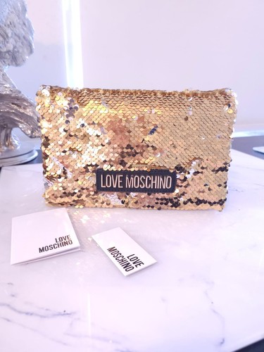 Love moschino bag gold sequin - moschino,