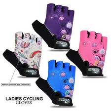 Ladies cycling gloves half - ladies,