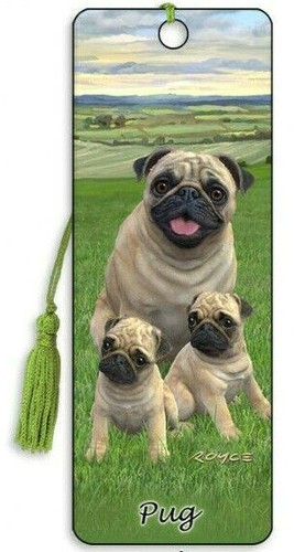 Quality bookmark pug small - quality,
