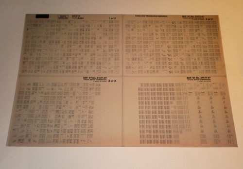 Microfiche spare parts - microfiche,
