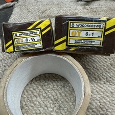 Brass Slotted Countersunk Wood