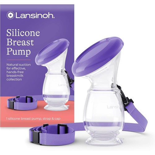 Lansinoh silicone breast - silicone, milk