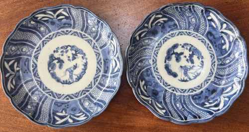 Pair japanese blue - pair,