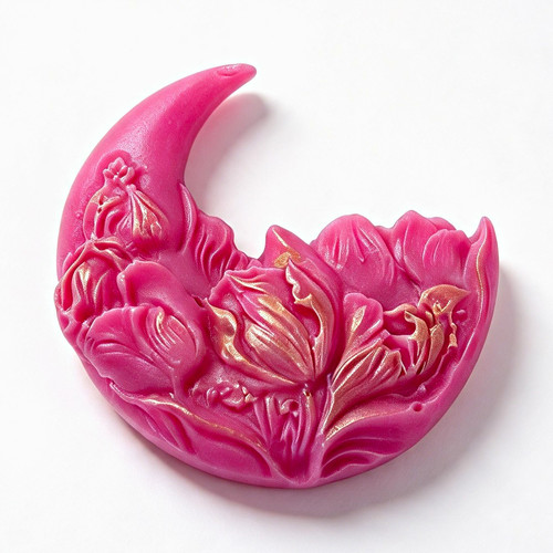 Moon flower pattern silicone - flower,