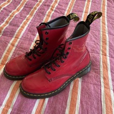 Dr Martens Red Airwave boots