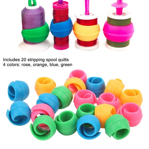 Bobbin holder clips thread - bobbin,