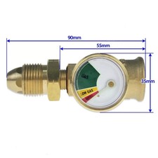 HI-LOW PROPANE LPG PRESURE GAUGE CALOR GAS BOTTLE LEVEL INDICATOR GUAGE HIGH LO