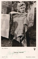 * MARILYN MONROE * SCARCE AUTHENTIC ORIGINAL HAND SIGNED AUTOGRAPH VINTAGE CARD