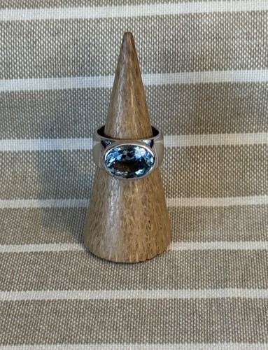 Blue topaz ring sterling - blue,