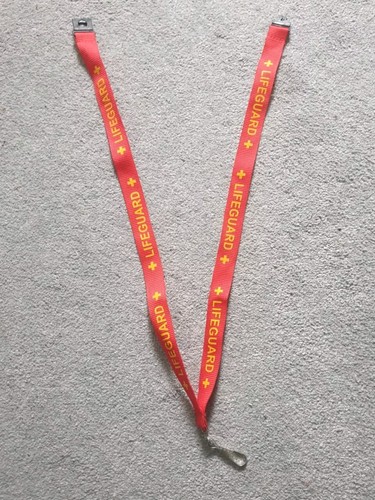 Lifeguard lanyard red - lifeguard, lanyard,