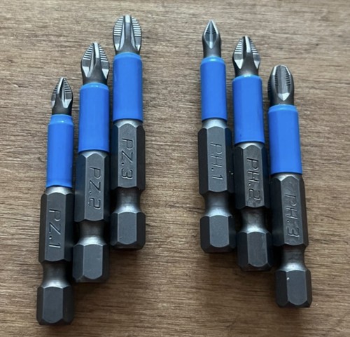 Anti slip cross bits 50mm - anti, 6pcs
