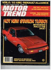 MOTOR TREND SEPTEMBER 1982-HOT