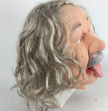 Albert Einstein Mask Funny Fancy Dress Scientist Costume Adult Sized Accessory