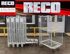 REFURBISHED 3 SIDED MESH ROLL CONTAINER / CAGE /ROLLING PALLET /WAREHOUSE