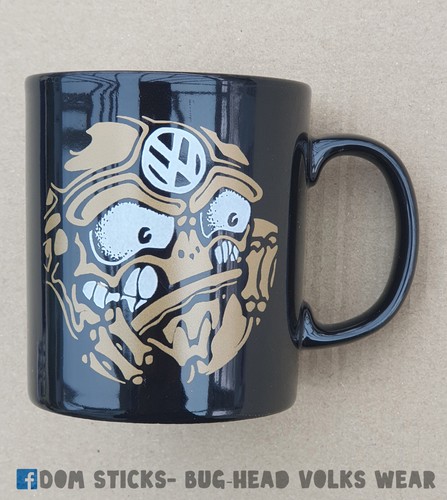 Bug head retro china - mug., new
