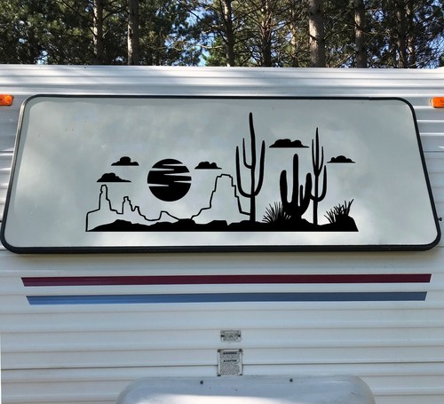 Desert cactus sun scene - scene, v3