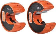 Bahco Automatic Tube Cutter Copper Pipe Slice Twin Pack, 15mm & 22mm - 306-PACK