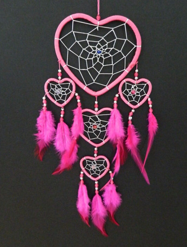 Girls pink dream catcher