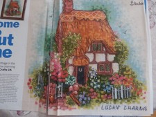 LILLIPUT LANE LUCKY CHARMS  COTTAGE  CROSS  STITCH  CHART # 146