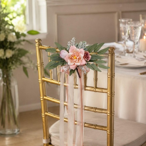 Pew flowers wedding - wedding, ceremony