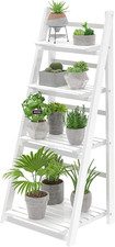 Plant Stand, 4 Tier Wooden