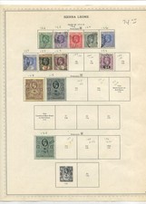 Sierra Leone collection 1900's