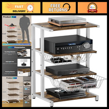 Tier media stand with - stand,