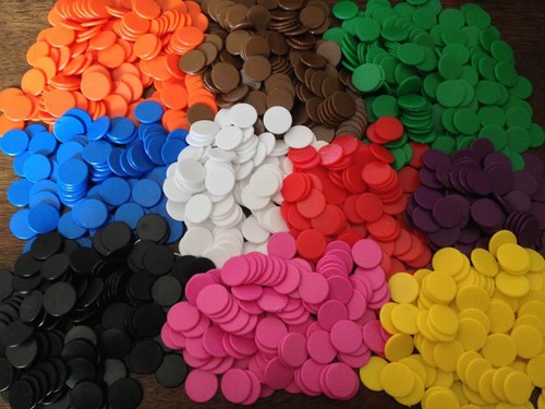 100pcs plastic counters bingo - plastic,