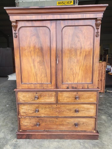 Antique victorian linen - linen, press