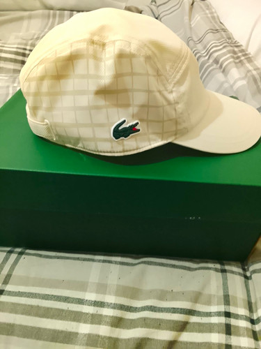 Lacoste sport ecru - white, check