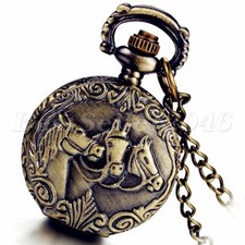 Antique Bronze Horses Locket