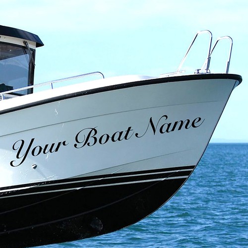 Personalised boat name - x,