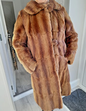 Ladies real fur coat size 12
