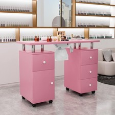 Professional pink nail table - pink,
