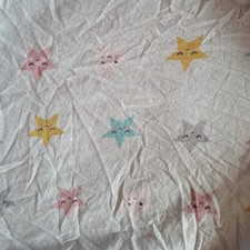 Rainbow Cute stars baby Toddler bed sheet Cot Kawaii 100% cotton 70x140cm
