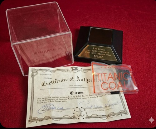 Titanic authentic coal - titanic,
