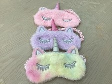 Set of 3 Fluffy Satin Backed