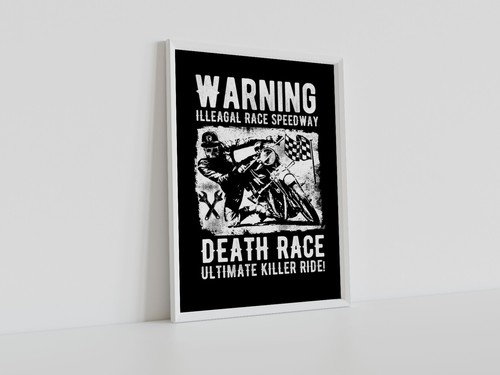 Speedway poster death - speedway, race