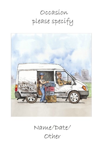 White van man - van, driver