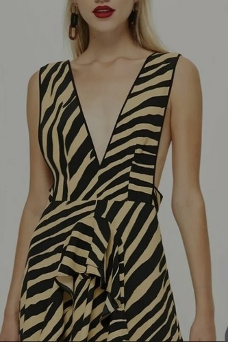 Topshop beige black - topshop, zebra