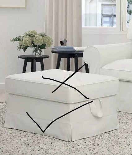 Used ikea ektorp cover for - used,