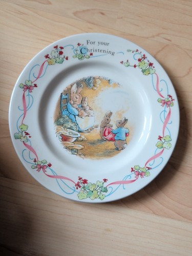 Wedgwood peter rabbit plate - rabbit,