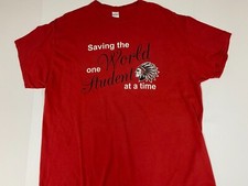 Best Teacher Shirt Mens XL red