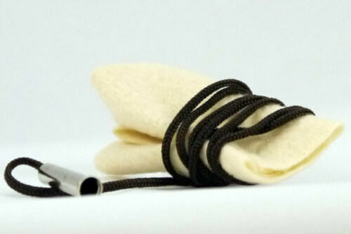 Pull through swab - through, cloth