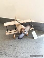 NEXT Aeroplane Ornament Vintage Aircraft Sculpture | Home Office History Figure